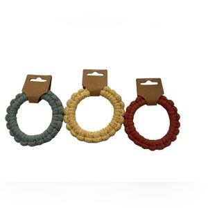 Dean and Co Macrame Scrunchies Choose your Color. New